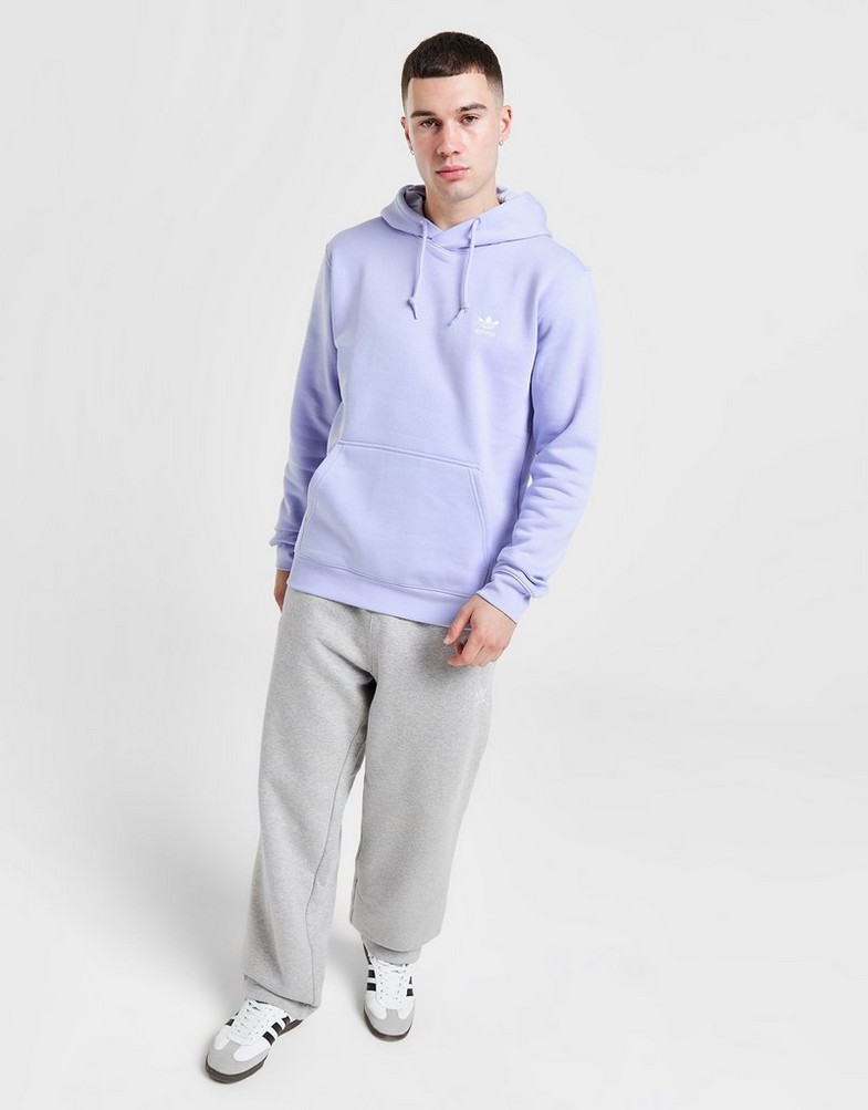 Pánska mikina ADIDAS MIKINA S KAPUCÍ ESSENTIAL HOODY IR7788 Fialová