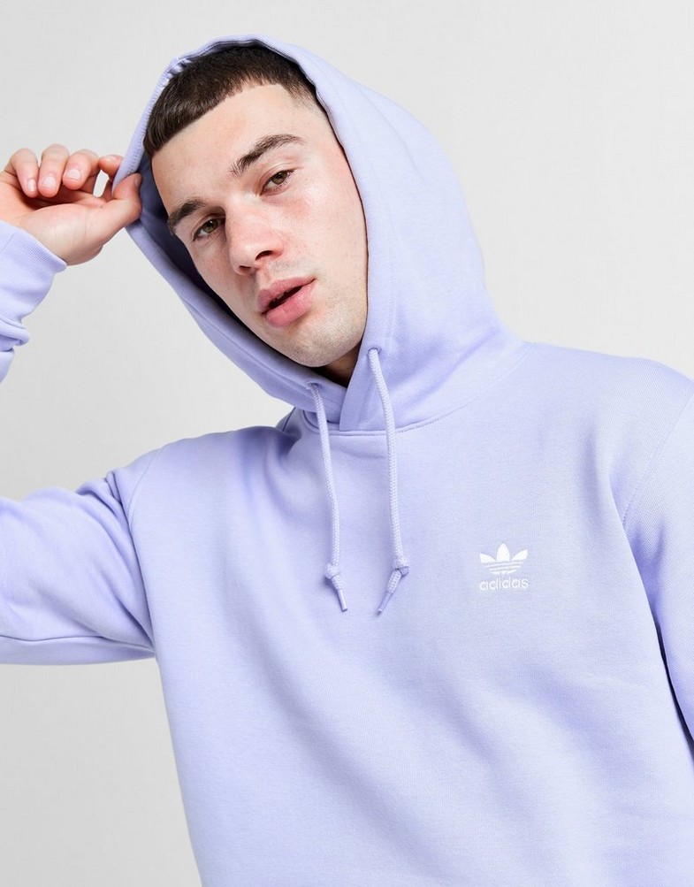 Pánska mikina ADIDAS MIKINA S KAPUCÍ ESSENTIAL HOODY IR7788 Fialová