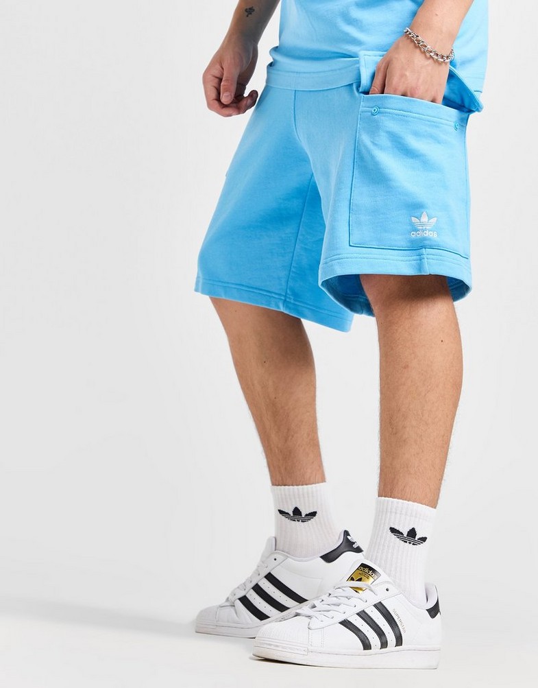 Férfi rövidnadrág ADIDAS RÖVIDNADRÁG CARGO SHORT JE0417 Kék