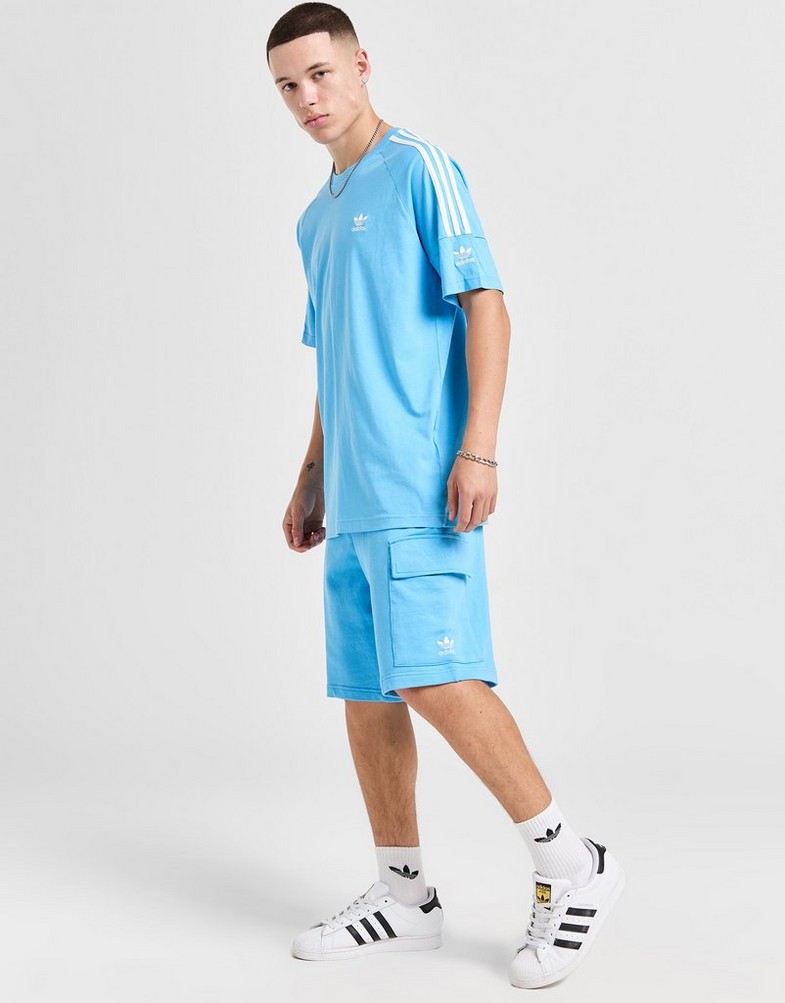 Férfi rövidnadrág ADIDAS RÖVIDNADRÁG CARGO SHORT JE0417 Kék