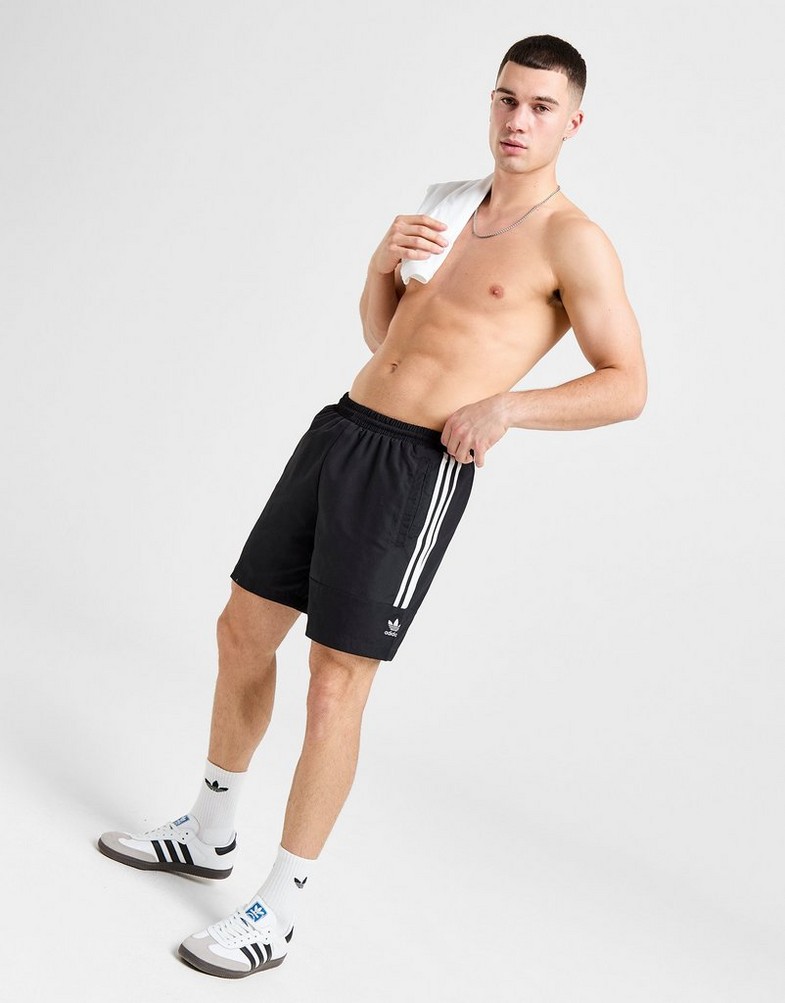 Чоловічі шорти ADIDAS ШОРТИ LOCKUP SWIM SHO JE0438 Чорний