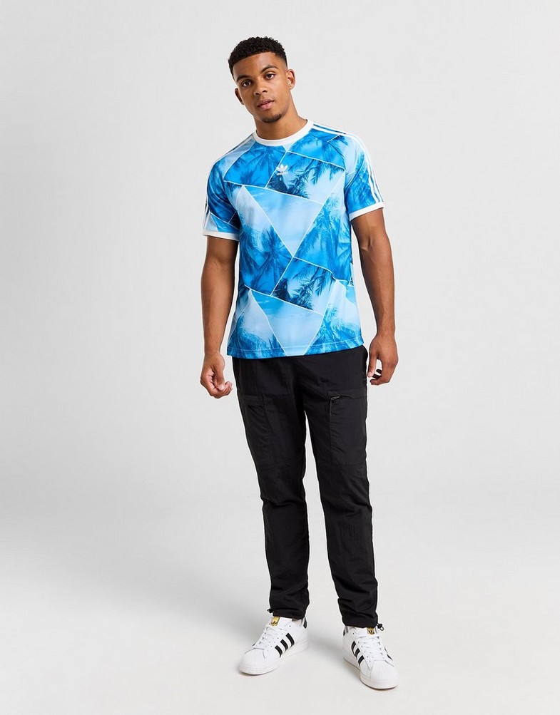Чоловічі футболки ADIDAS ФУТБОЛКА PALM TEE JE4261 Темно-синій