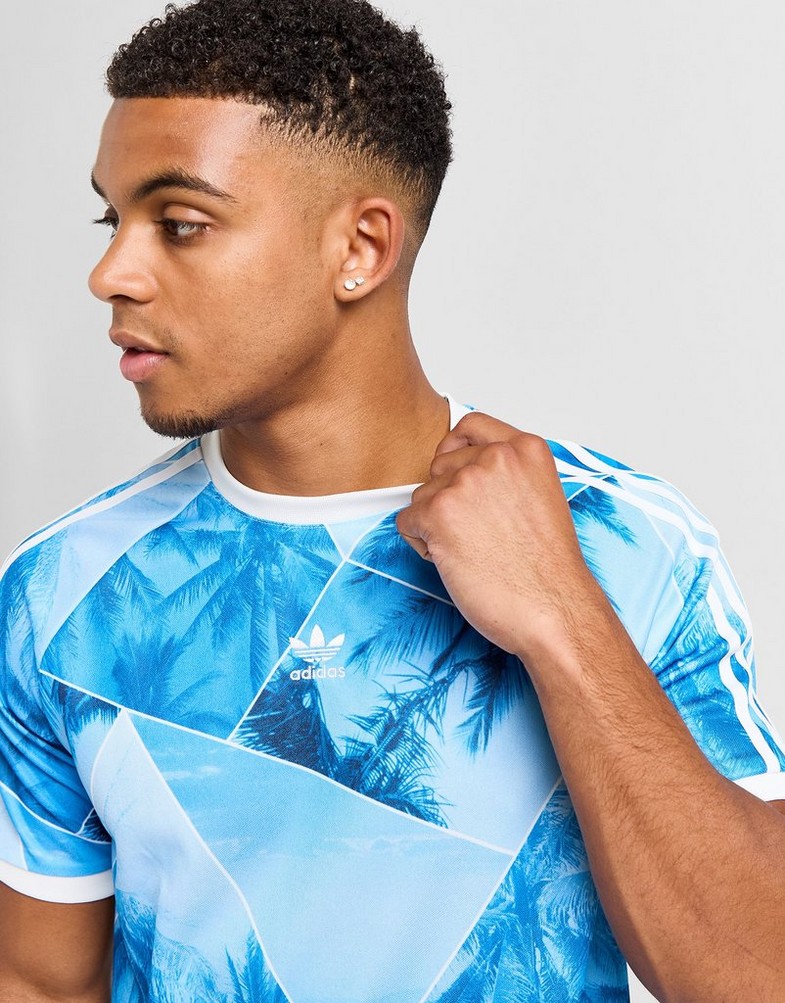Чоловічі футболки ADIDAS ФУТБОЛКА PALM TEE JE4261 Темно-синій