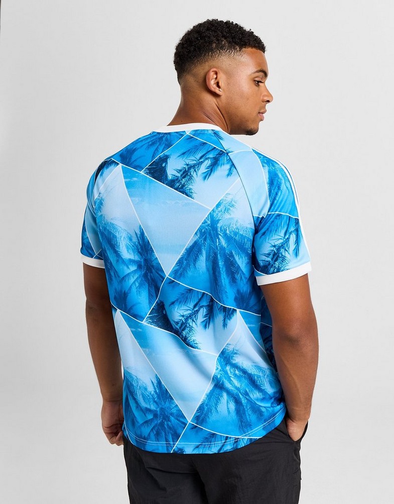 Чоловічі футболки ADIDAS ФУТБОЛКА PALM TEE JE4261 Темно-синій
