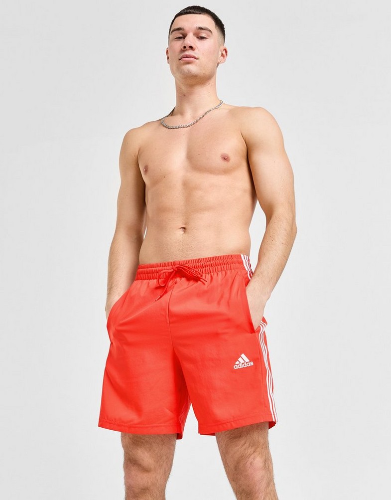 Férfi rövidnadrág ADIDAS RÖVIDNADRÁG M 3S CHELSEA IZ0617 Piros
