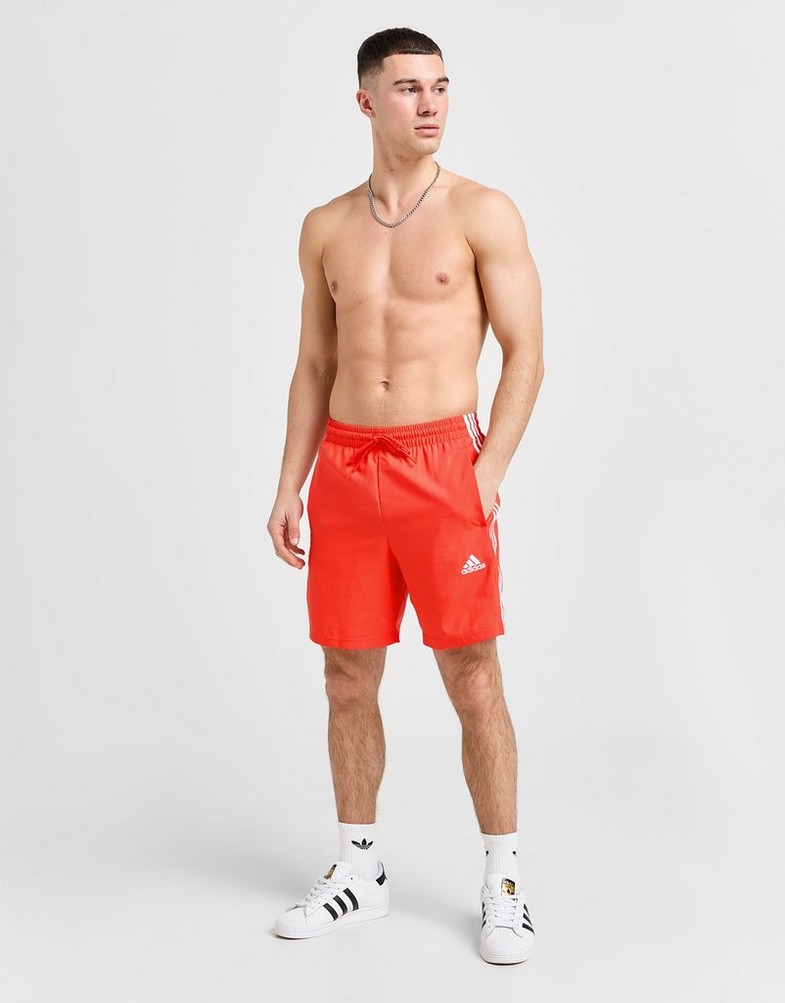 Férfi rövidnadrág ADIDAS RÖVIDNADRÁG M 3S CHELSEA IZ0617 Piros