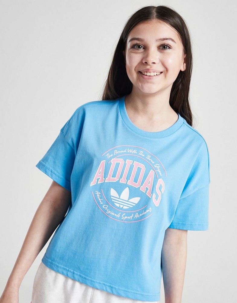 Дитячі футболки ADIDAS ФУТБОЛКА VARSITY TEE BLU G IY4554 Блакитний