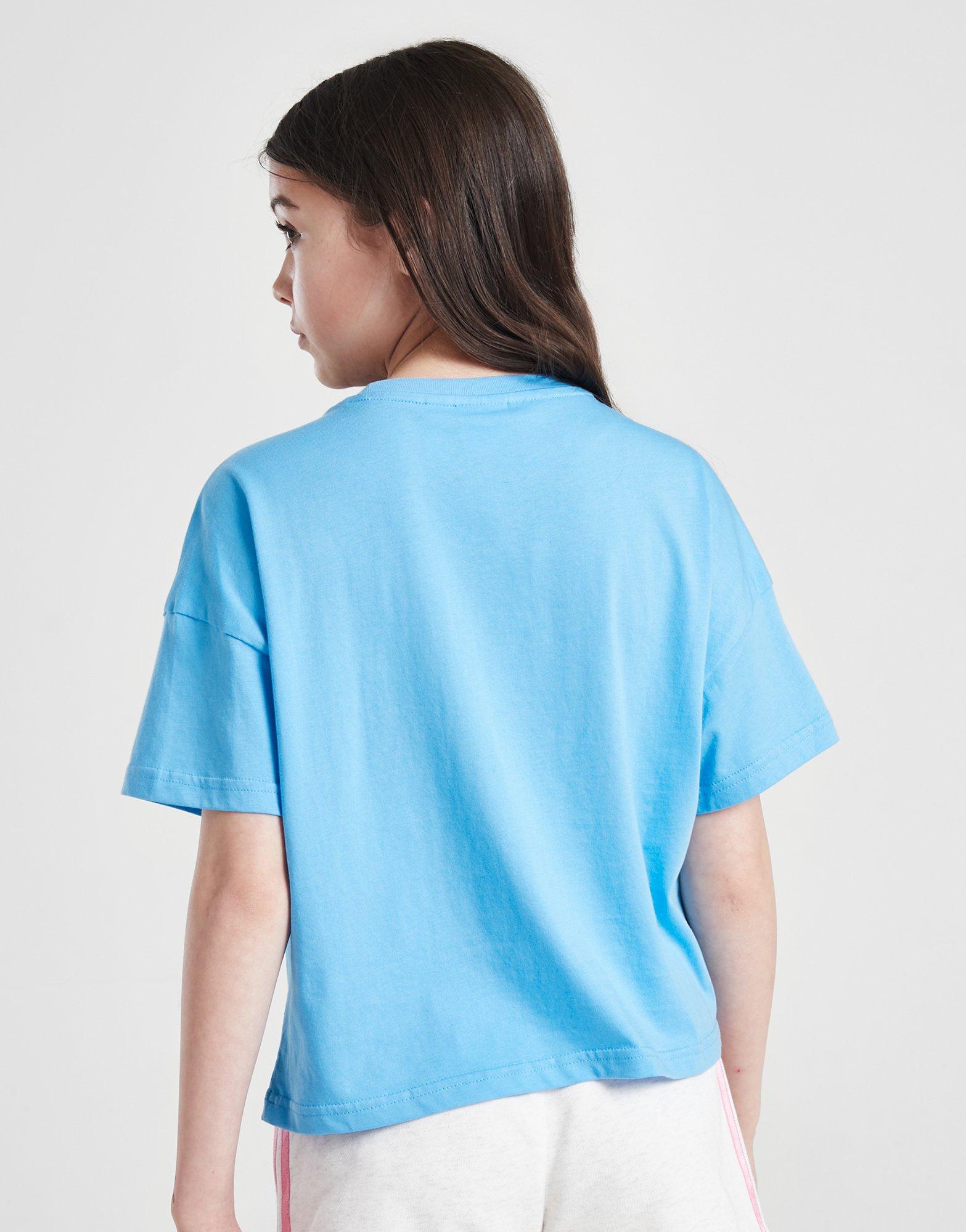 Koszulka, t-shirt dziecięcy ADIDAS T-SHIRT VARSITY TEE BLU G IY4554 Niebieski