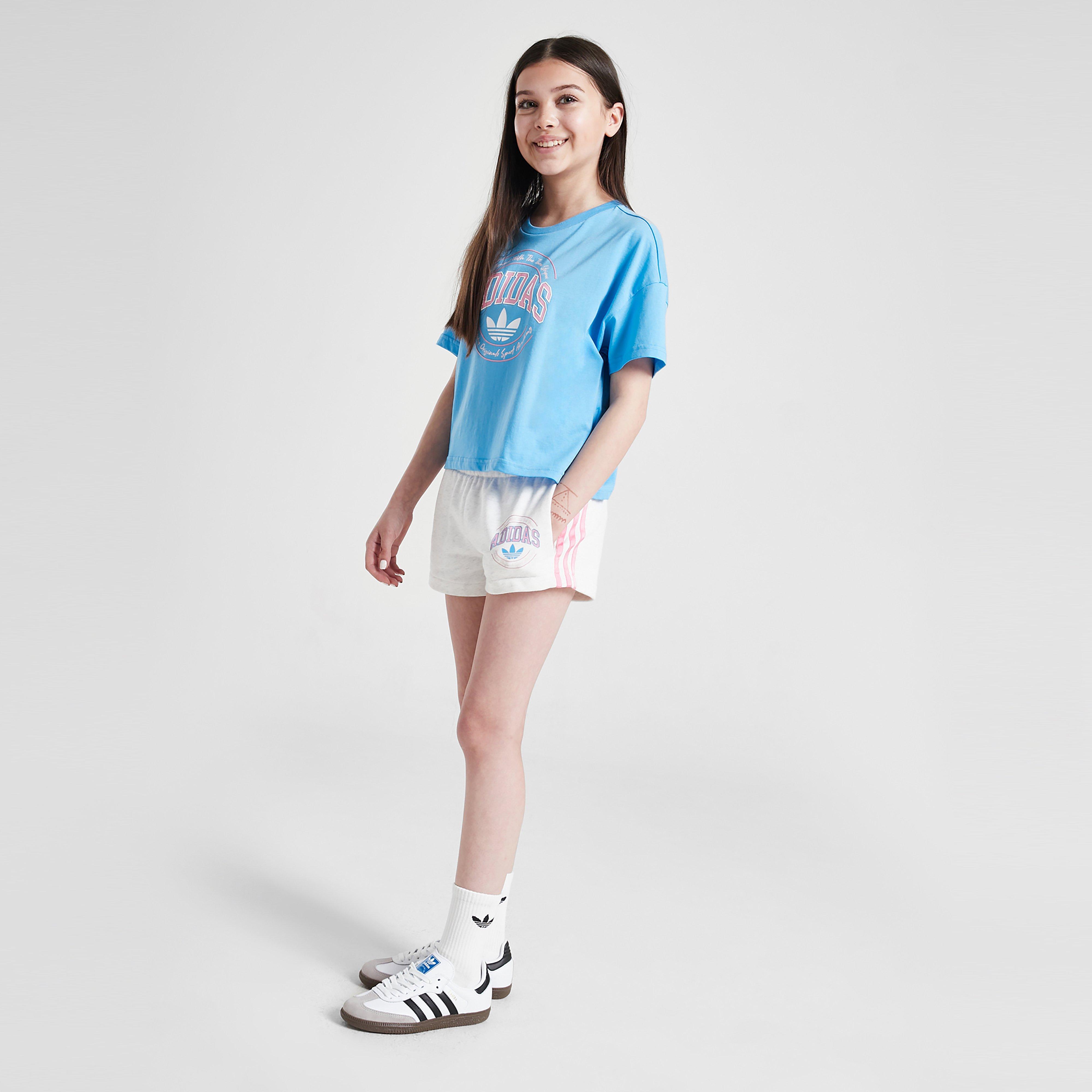 Detské krátke nohavice ADIDAS ŠORTKY  VARSITY SHRTS WHT MEL G
