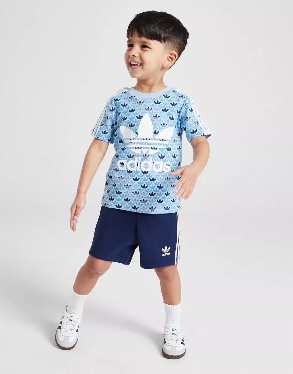 ADIDAS КОМПЛЕКТ MONO AOP TEE BLU B, фото 1 з 5
