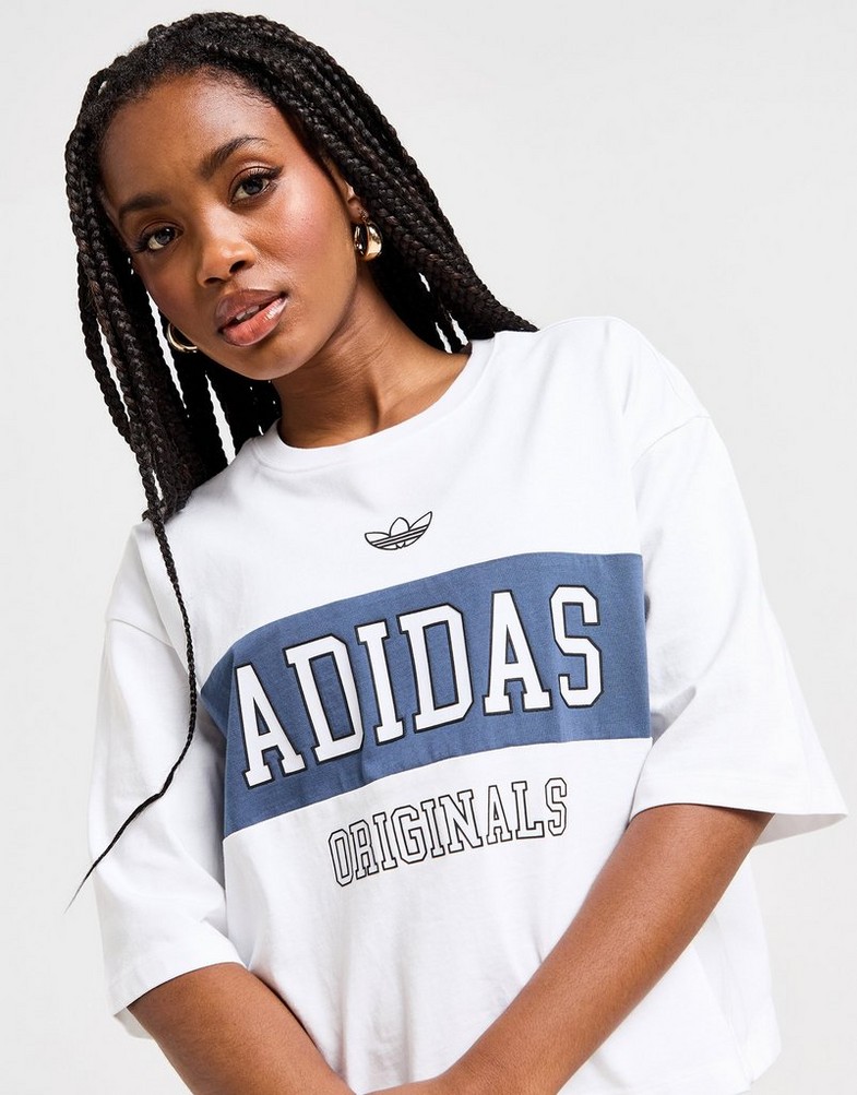 Dámske tričko ADIDAS TRIČKO BOXY CRP OS TEE IY9435 Biela