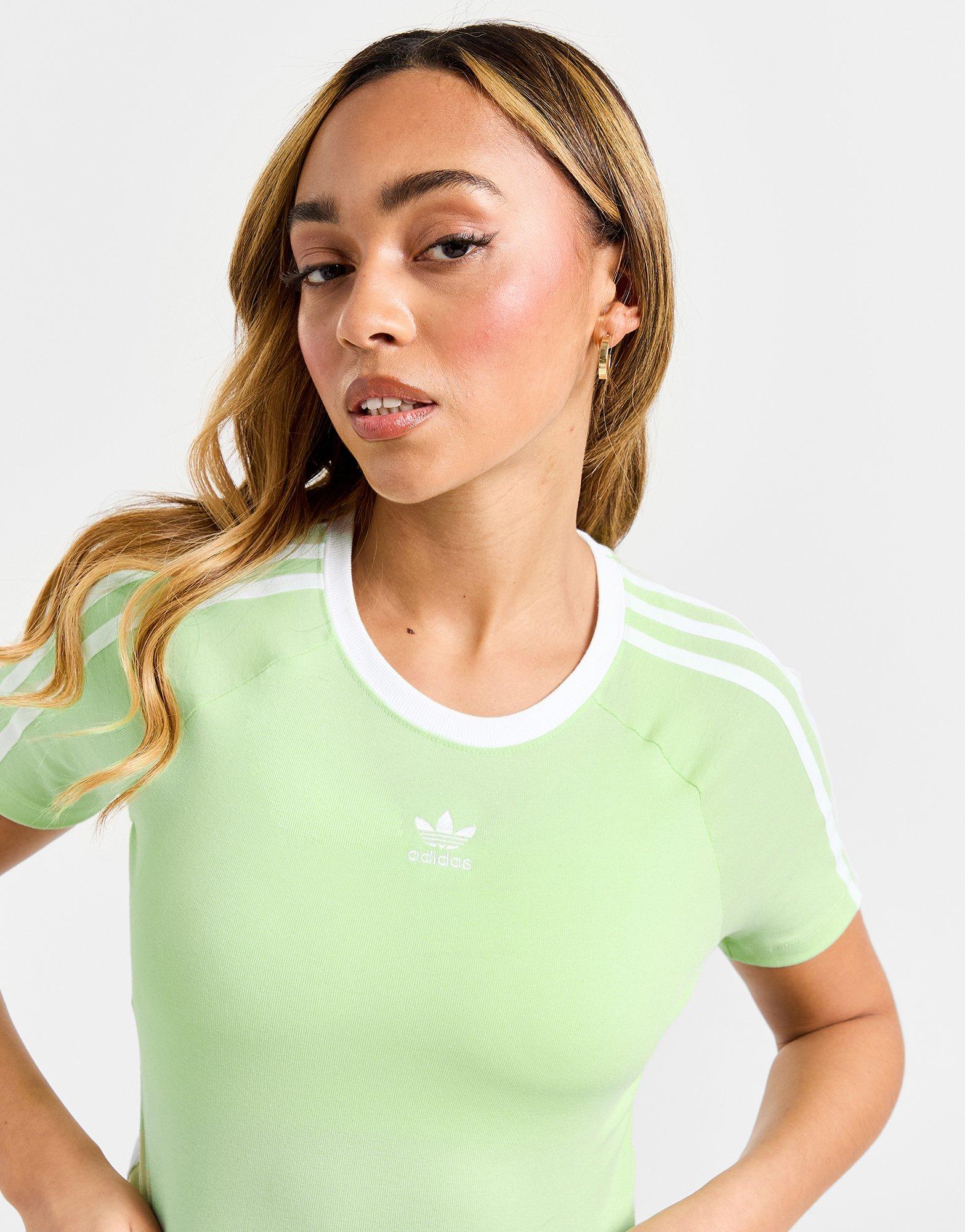 ◆adidas◆ 3 S BABY TEE IP0662 ADIDAS T-SHIRT 3 S BABY TEE IP0662 | kolor Biały ▷ Damskie