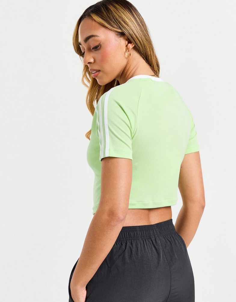 Tricou pentru femei ADIDAS TRICOU 3 S BABY TEE IP0659 Verde