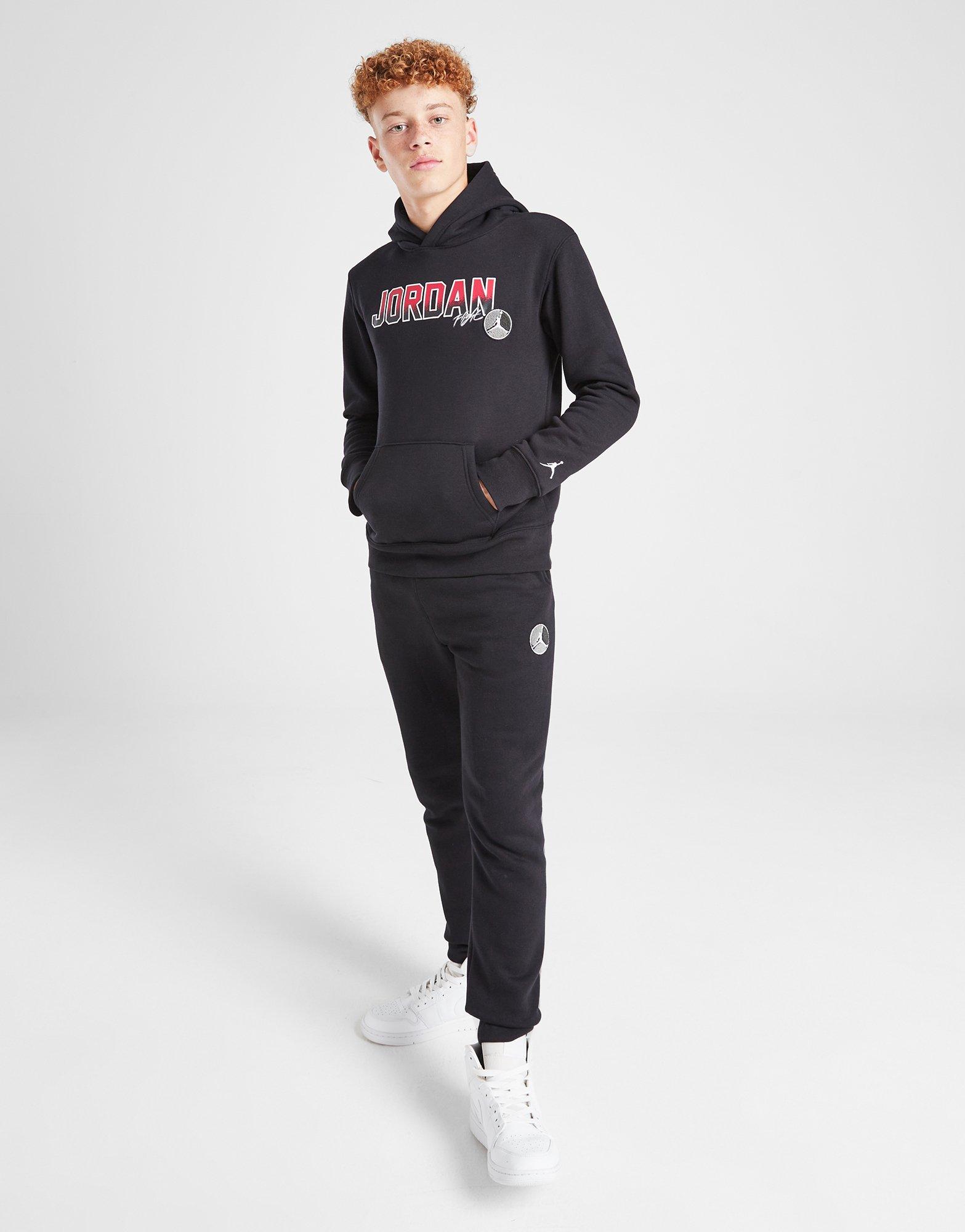 Дитячі кофти JORDAN КОФТА З КАПЮШОНОМ COLG PATCH OH BLK/RD B 95D435-023 Чорний