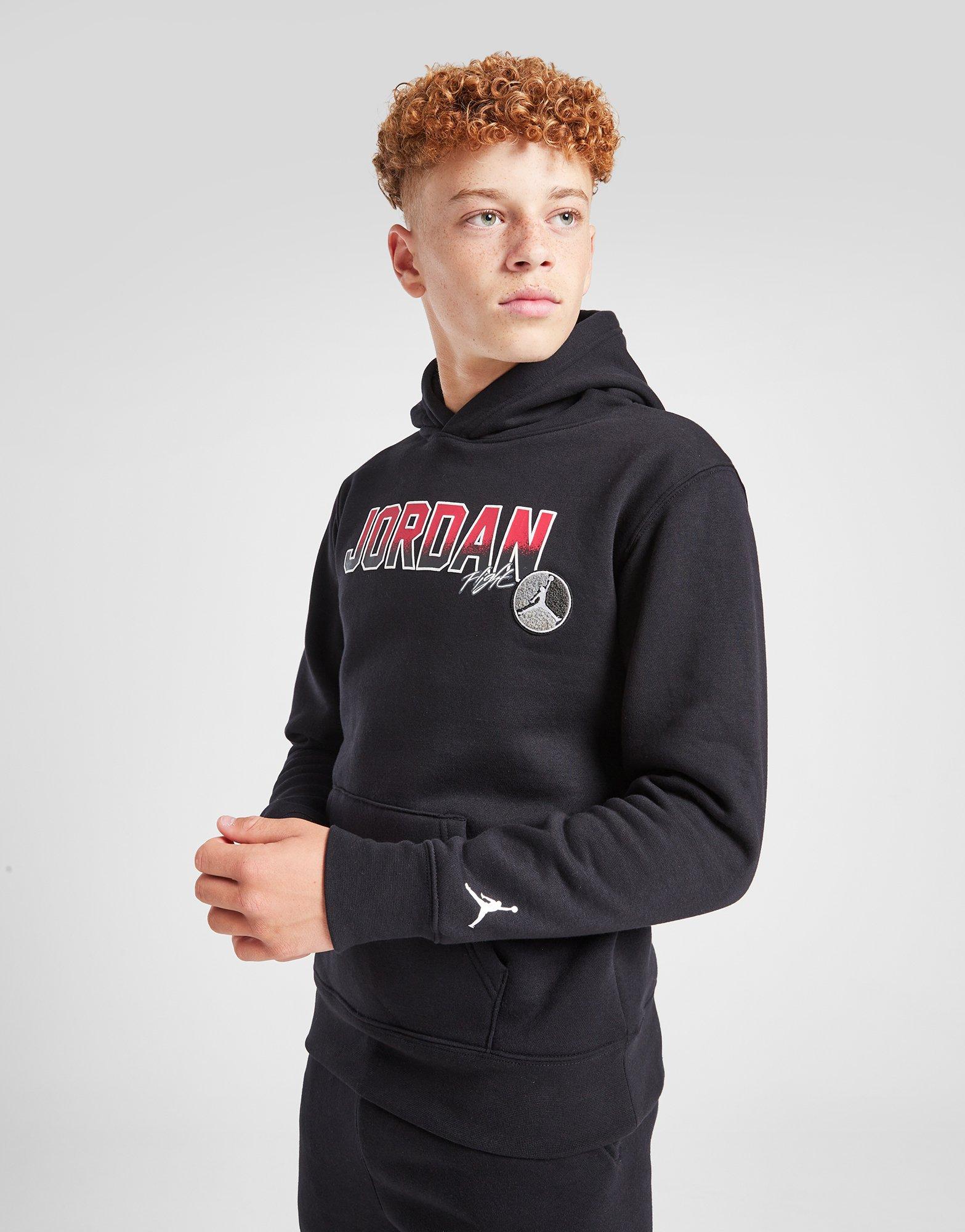 Дитячі кофти JORDAN КОФТА З КАПЮШОНОМ COLG PATCH OH BLK/RD B 95D435-023 Чорний