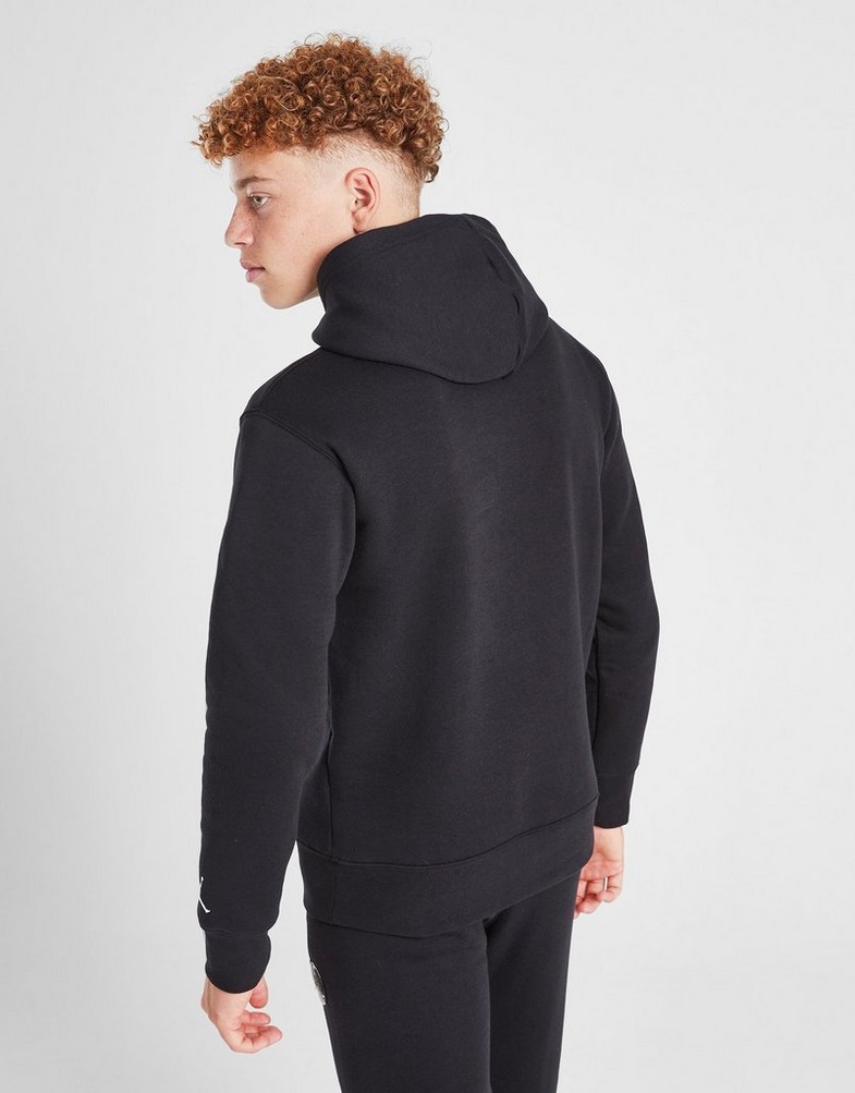JORDAN BLUZA Z KAPTUREM COLG PATCH OH BLK/RD B 95D435-023 Czarny