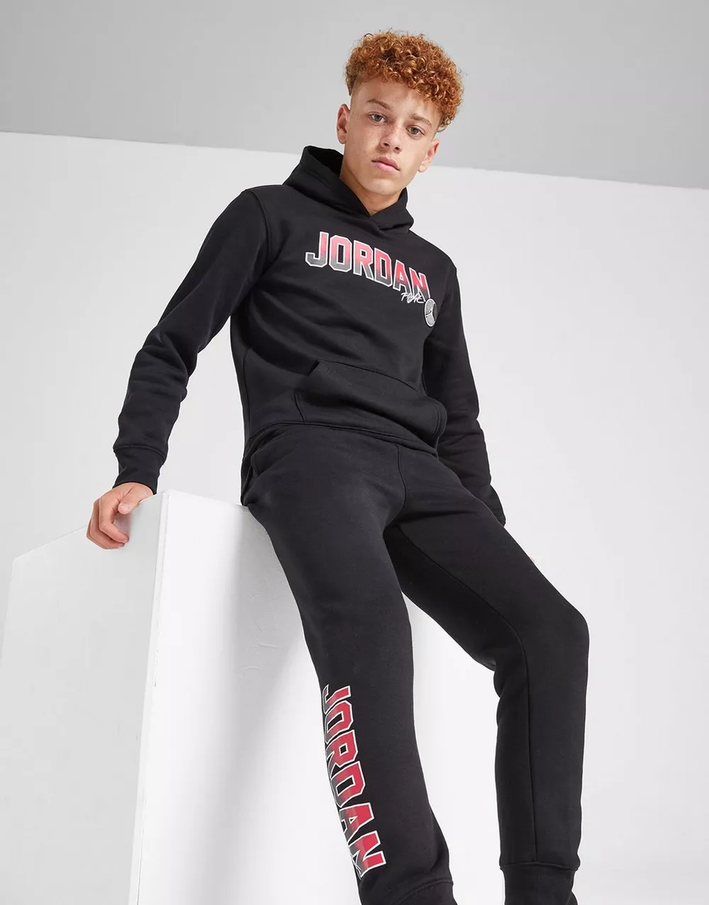 NikeHad JORDAN ШТАНИ COLG PATCH JOG BLK/RD B, фото 1 з 6