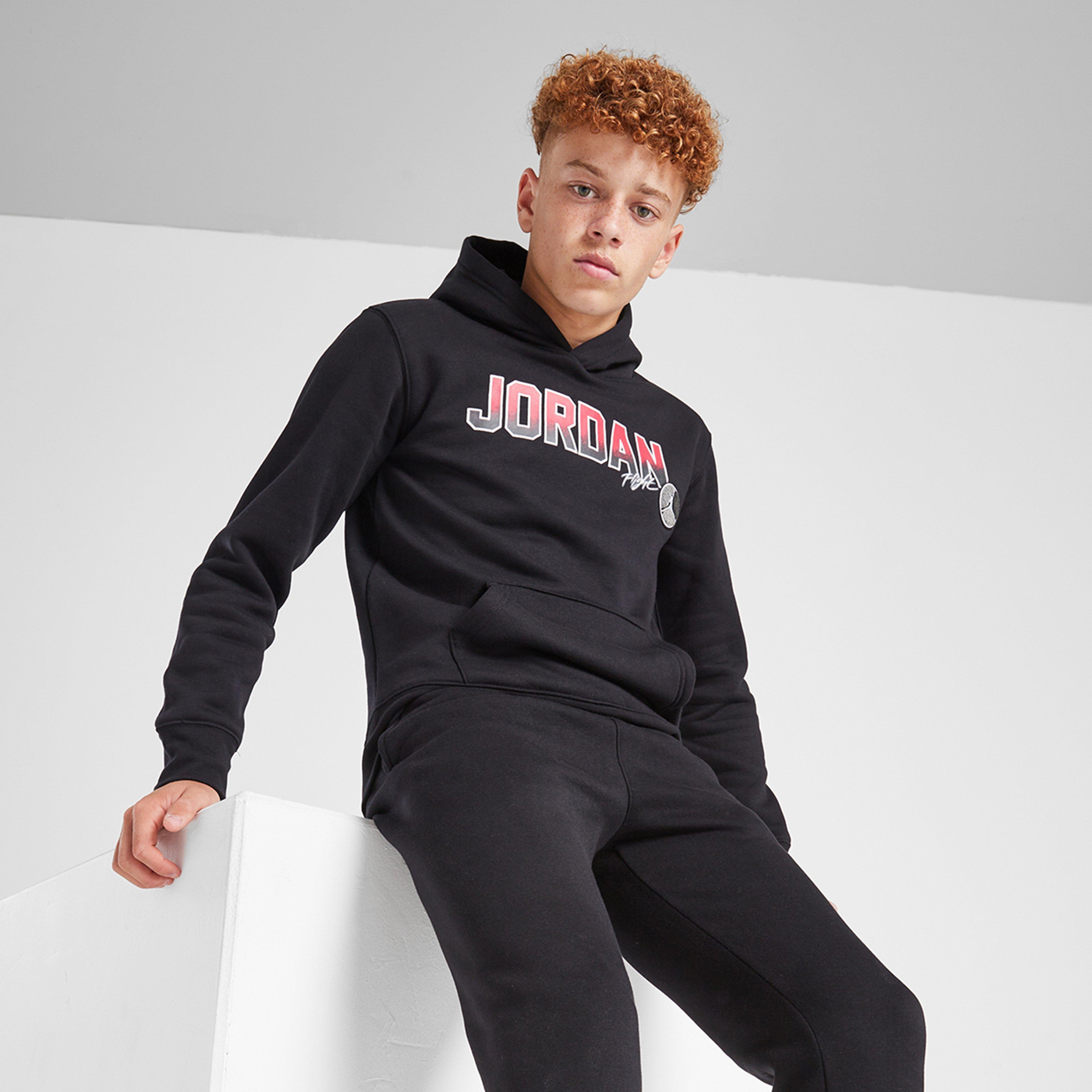 Pantaloni pentru copii JORDAN PANTALONI  COLG PATCH JOG BLK/RD B