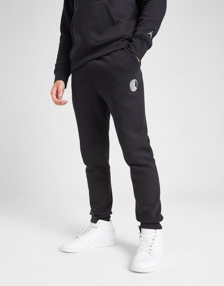 Дитячі штани JORDAN ШТАНИ COLG PATCH JOG BLK/RD B 95D436-023 Чорний