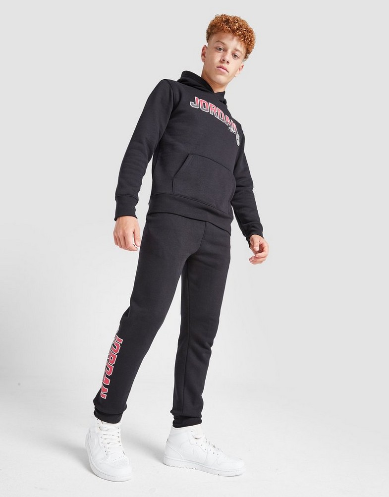 Дитячі штани JORDAN ШТАНИ COLG PATCH JOG BLK/RD B 95D436-023 Чорний
