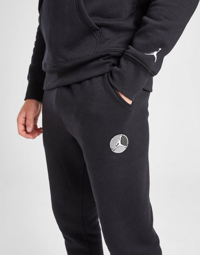 Дитячі штани JORDAN ШТАНИ COLG PATCH JOG BLK/RD B 95D436-023 Чорний
