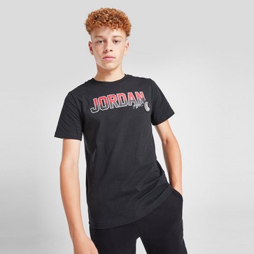 JORDAN T-SHIRT COLG PATCH T BLK/RD B