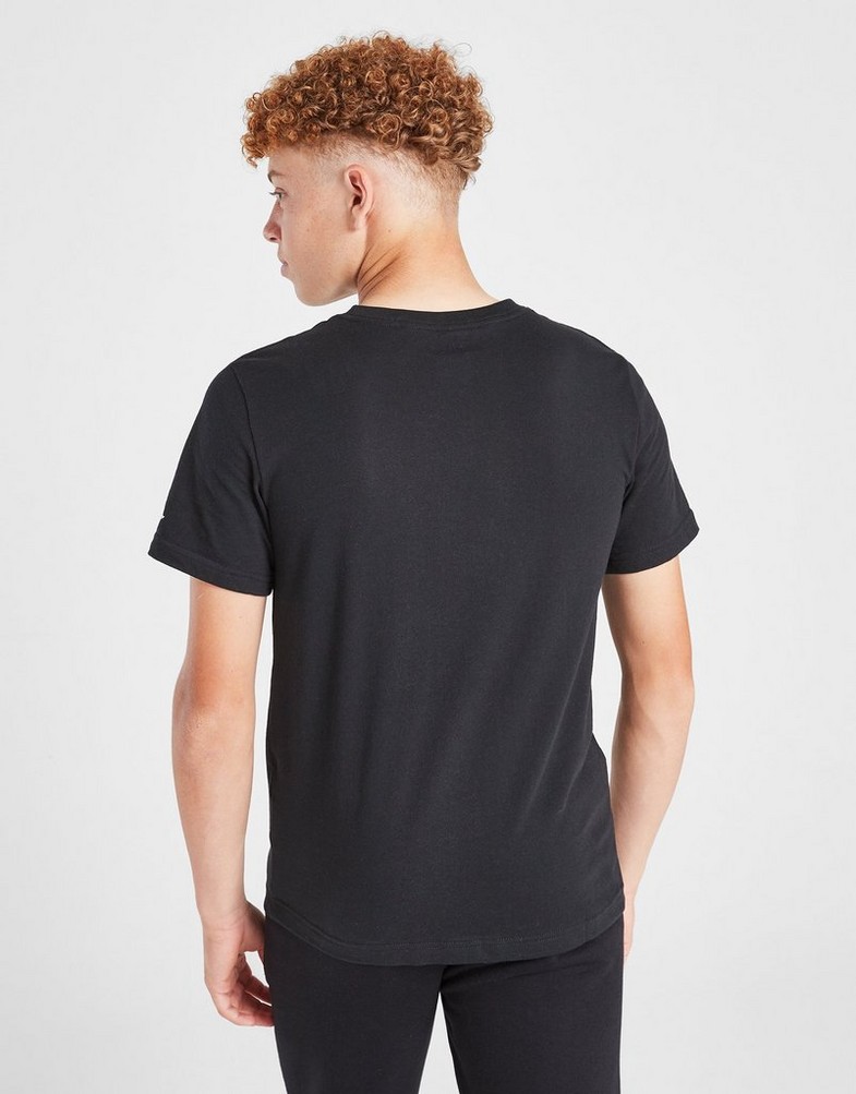 Дитячі футболки JORDAN ФУТБОЛКА COLG PATCH T BLK/RD B 95D444-023 Чорний