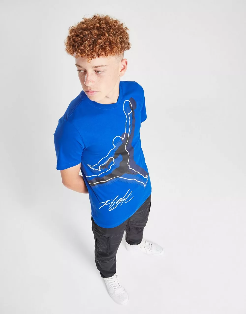 NikeHad JORDAN ФУТБОЛКА FLIGHT OUTLINE T RYL'BLU B, фото 1 з 5