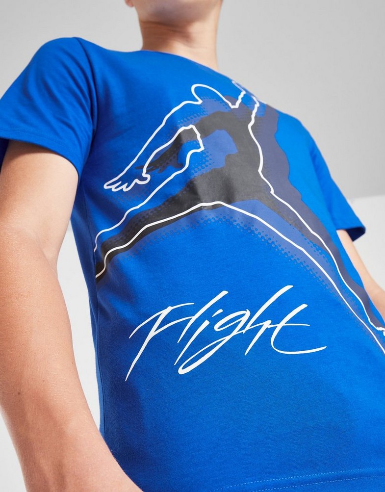 Дитячі футболки JORDAN ФУТБОЛКА FLIGHT OUTLINE T RYL'BLU B 95D445-U5H Блакитний