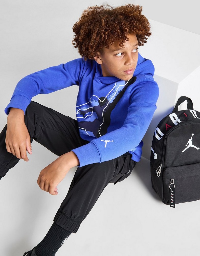 JORDAN BLUZA Z KAPTUREM FLIGHT OUTLINE OH RYL'BL B 95D437-U5H Niebieski
