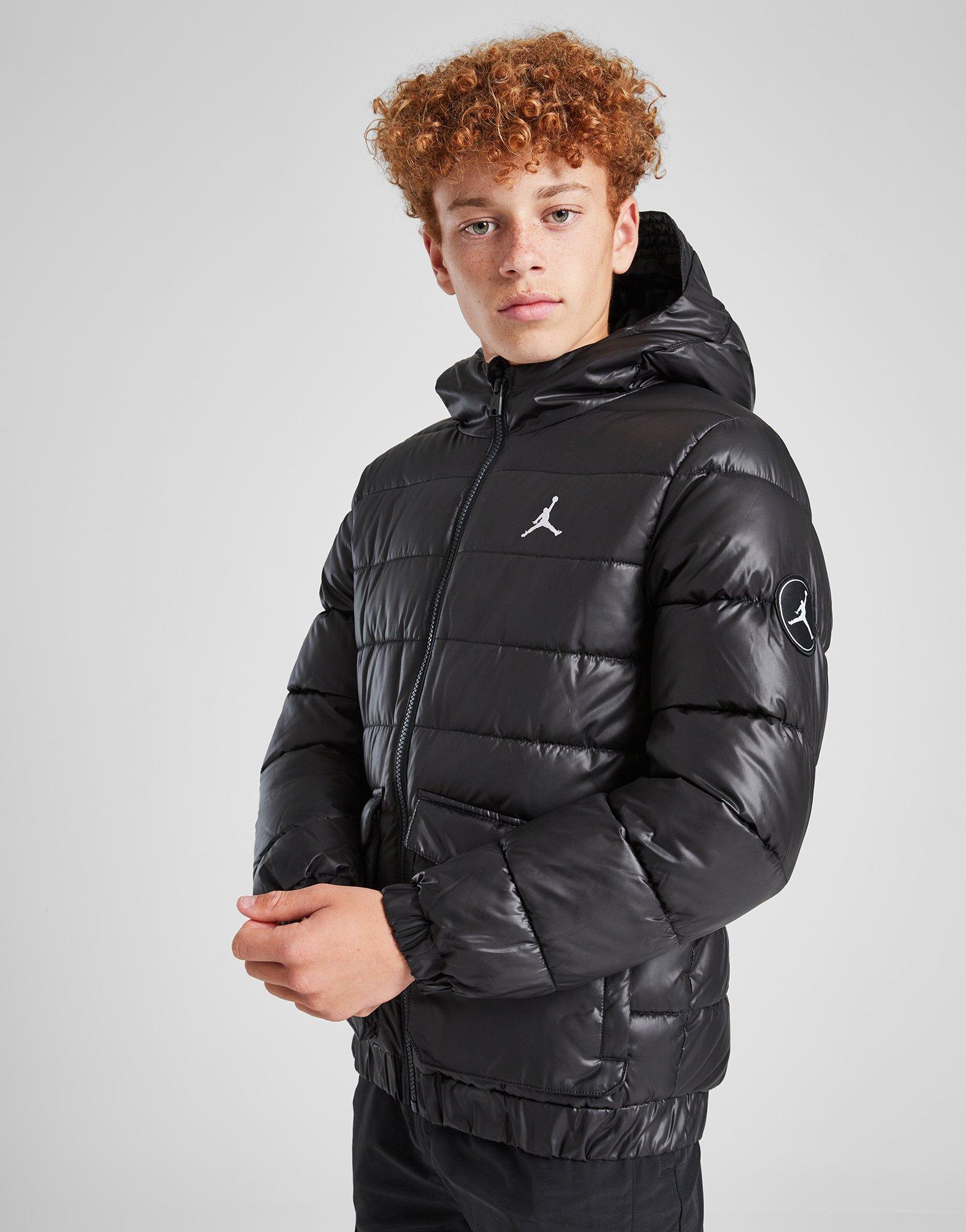 Geci de iarnă JORDAN JACHETĂ DE IARNĂ JMPMN PAD JKT BLK/GRY B