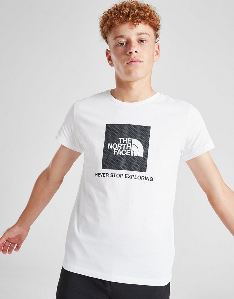 Gyerek póló THE NORTH FACE PÓLÓ BOX INFIL TEE WHITE