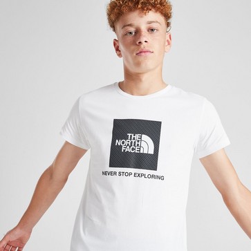 Tricou pentru copii THE NORTH FACE TRICOU BOX INFIL TEE WHITE
