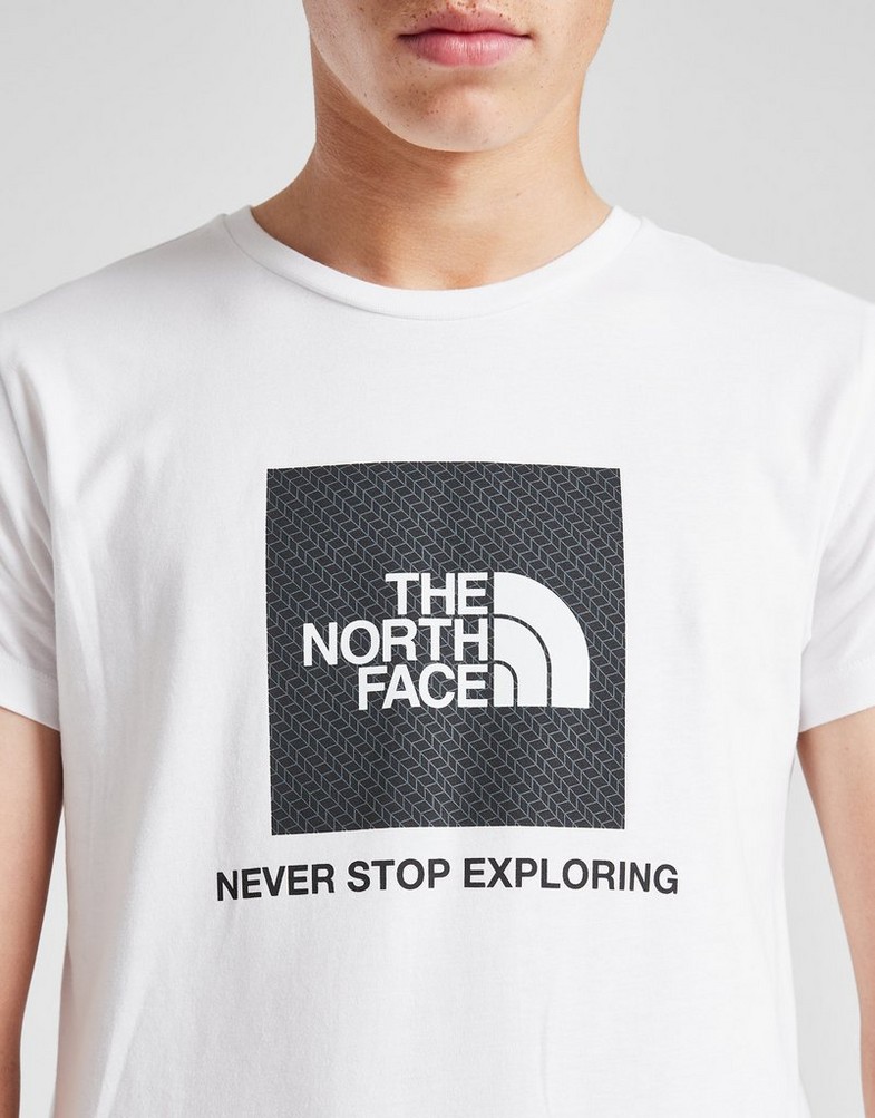 Gyerek póló THE NORTH FACE PÓLÓ BOX INFIL TEE WHITE