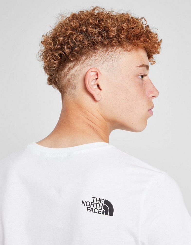 Gyerek póló THE NORTH FACE PÓLÓ BOX INFIL TEE WHITE