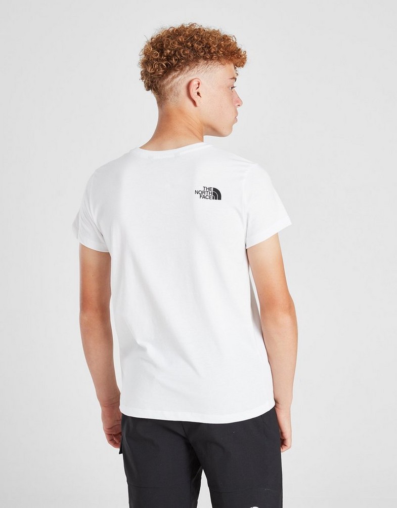 Gyerek póló THE NORTH FACE PÓLÓ BOX INFIL TEE WHITE