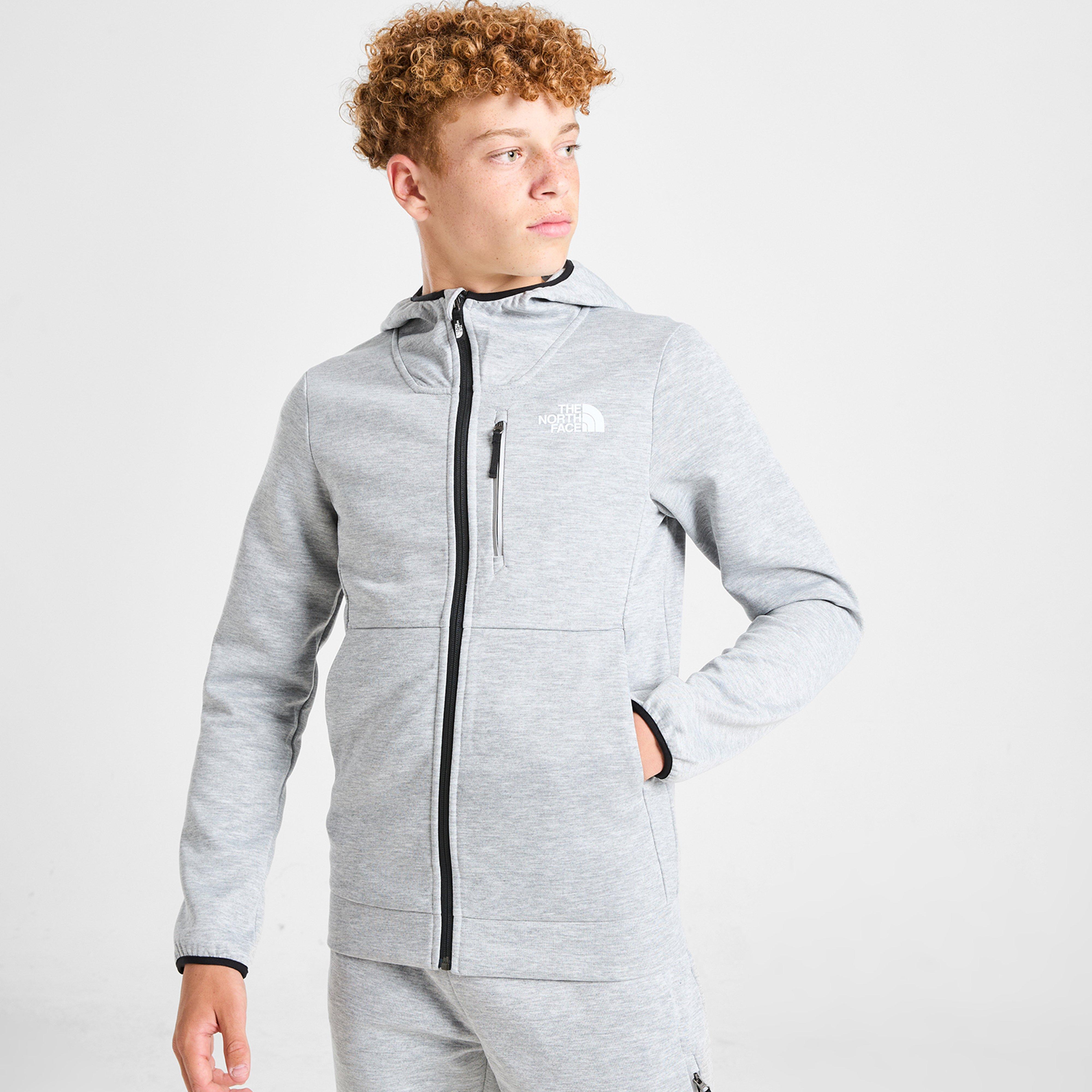 Detská mikina THE NORTH FACE MIKINA S KAPUCÍ TEK FZ DGH