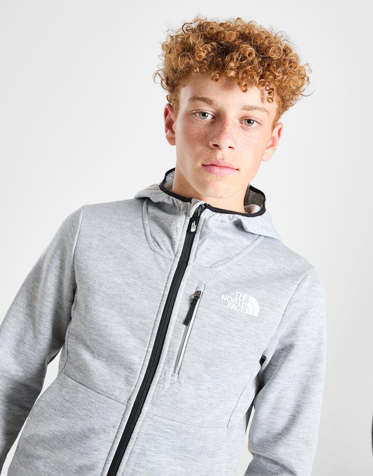 Дитячі кофти THE NORTH FACE КОФТА З КАПЮШОНОМ TEK FZ DGH NF0A8AHYDYX1 Сірий