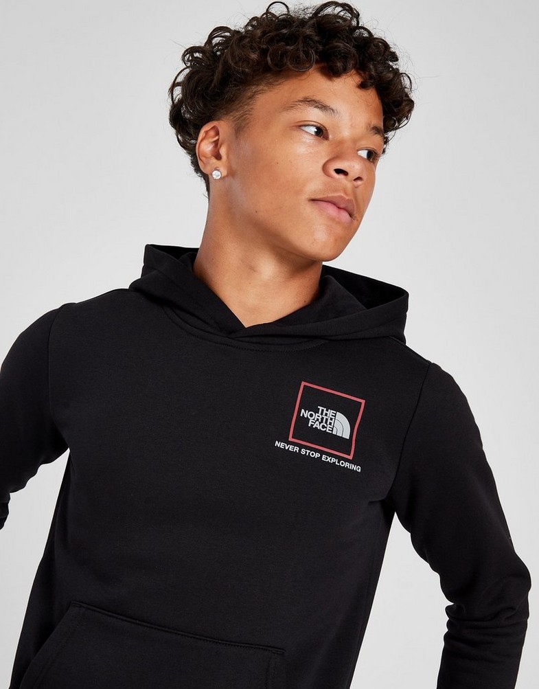 Дитячі кофти THE NORTH FACE КОФТА З КАПЮШОНОМ BOX HD BLACK/REF NF0A8BYSV7N1 Чорний