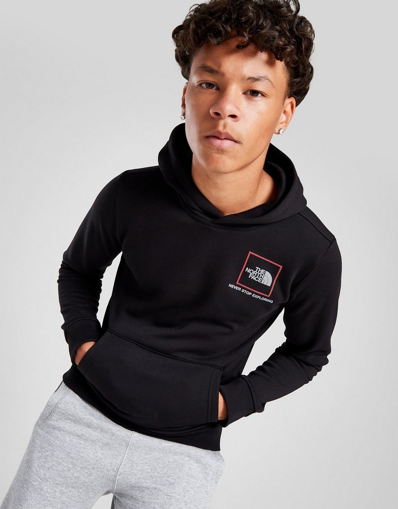 Дитячі кофти THE NORTH FACE КОФТА З КАПЮШОНОМ BOX HD BLACK/REF NF0A8BYSV7N1 Чорний