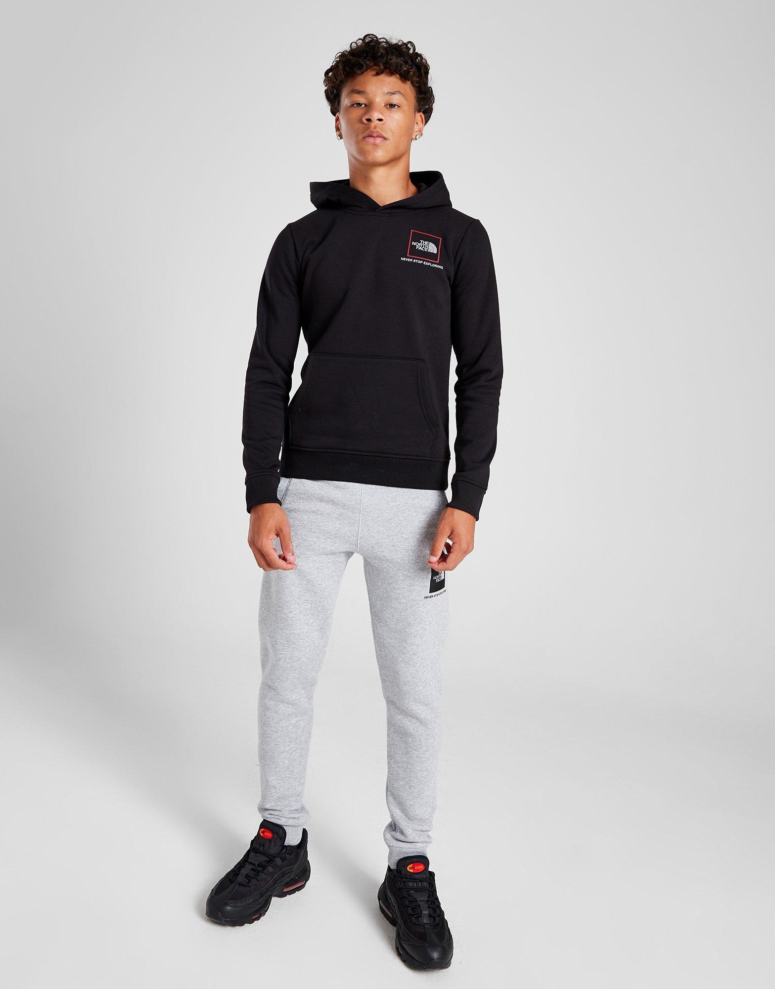 Vaikiškas džemperis THE NORTH FACE DŽEMPERIS Z   KAPTUREM BOX HD BLACK/REF NF0A8BYSV7N1 Juoda