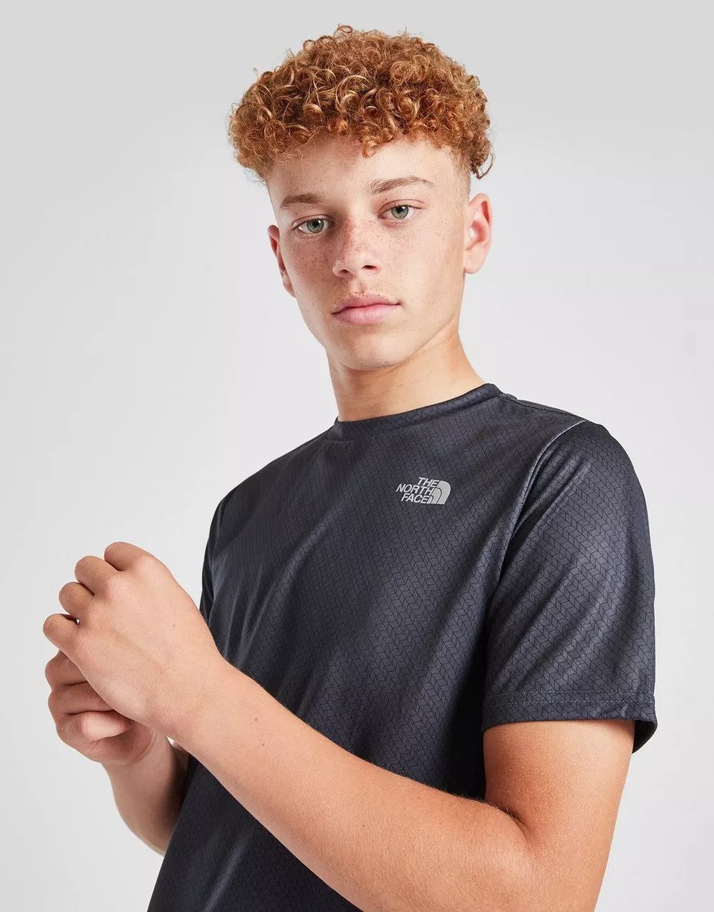 THE NORTH FACE ФУТБОЛКА REAXION GEO T V.GREY, фото 1 з 6