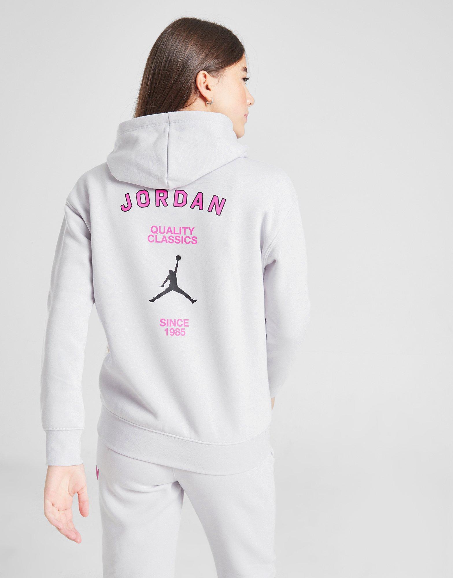 Detská mikina JORDAN MIKINA S KAPUCŇOU OH HOOD GRY G 45D439-709 Sivá