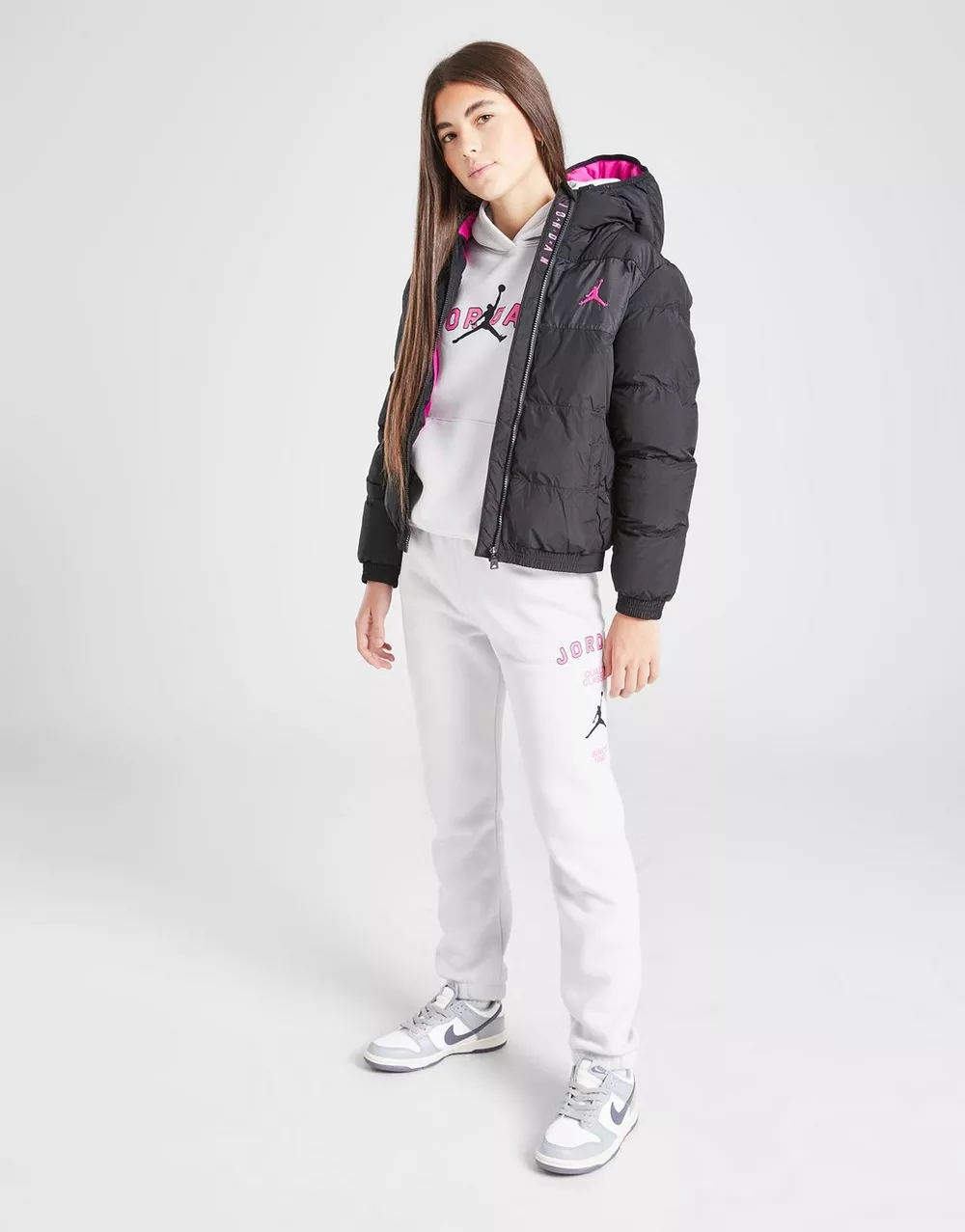 NikeHad JORDAN КУРТКА ЗИМОВА (G)MID PADDED JKT BLK/P G, фото 1 з 4