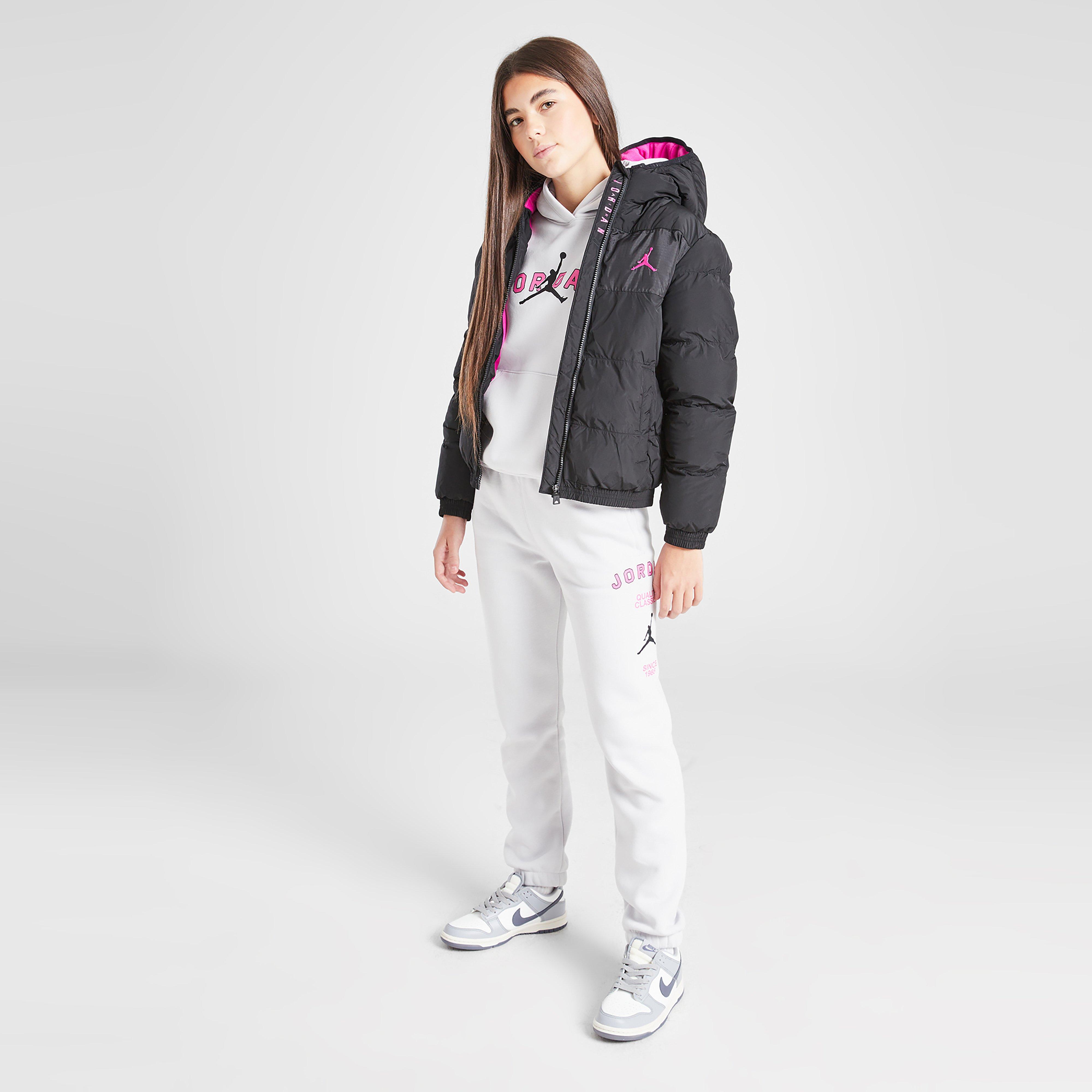 Detská zimná bunda JORDAN JAKNA ZIMSKA (G)MID PADDED JKT BLK/P G