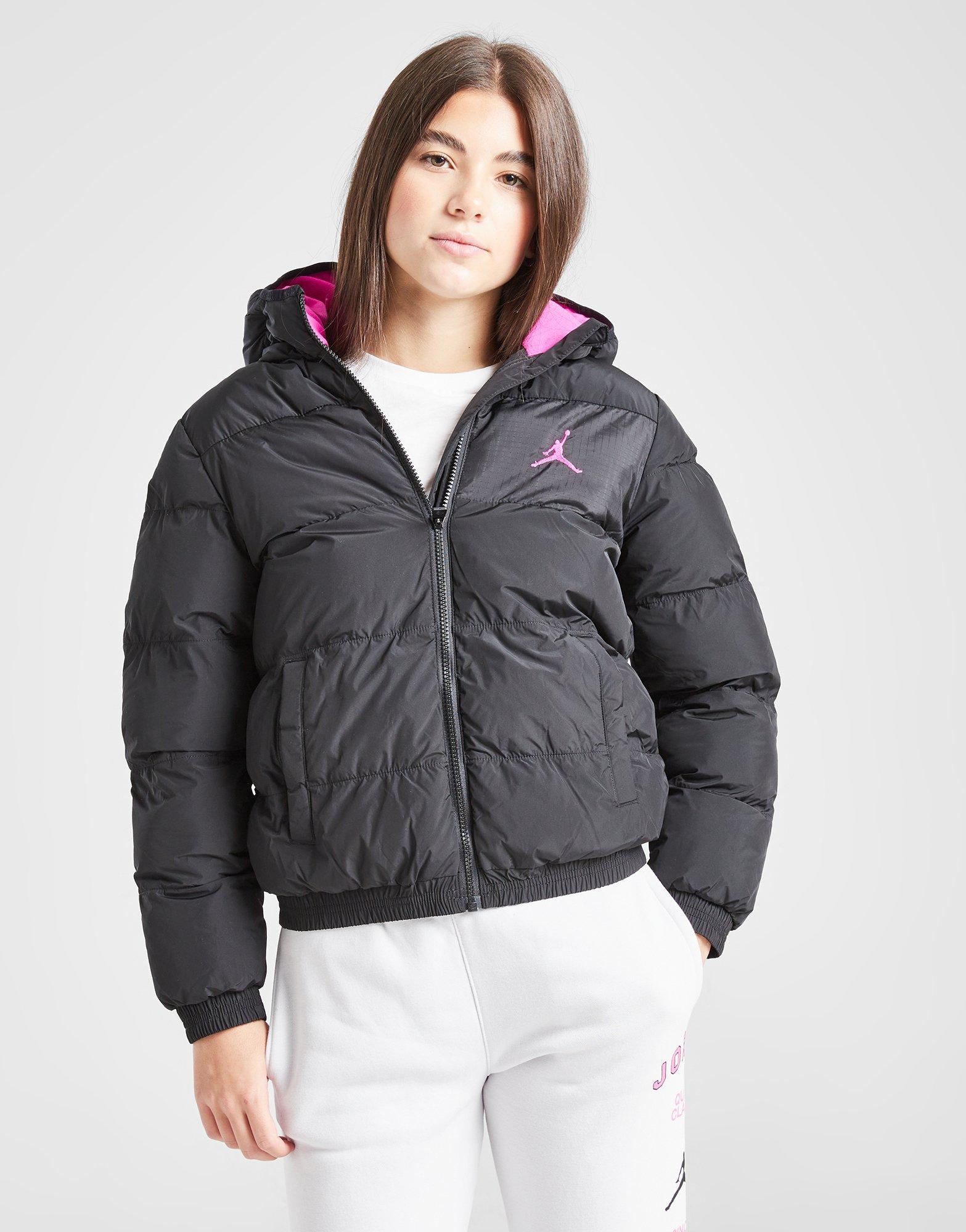 Gyerek kabát JORDAN KABÁT TÉLI (G)MID PADDED JKT BLK/P G 45D195-023 Fekete