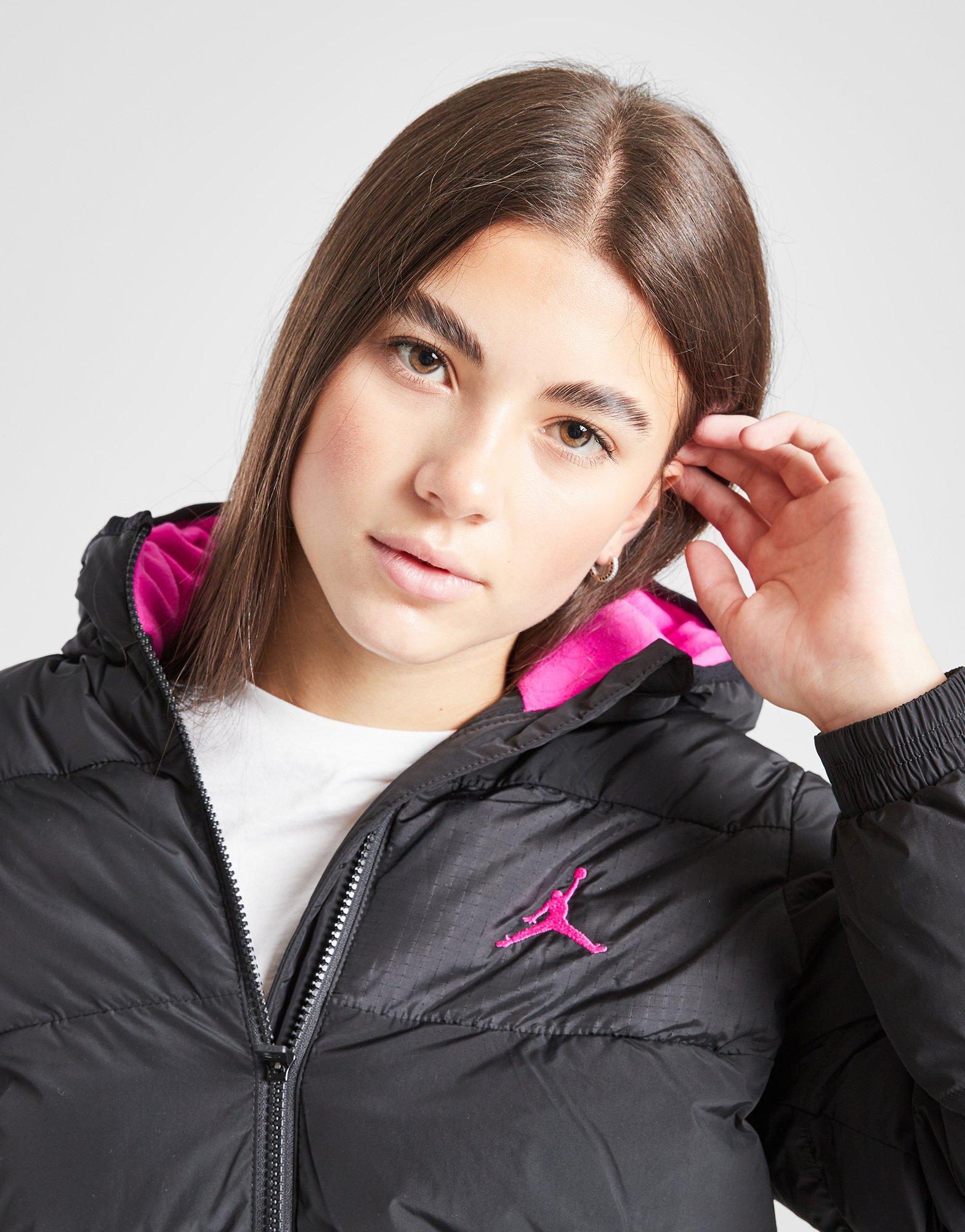 Gyerek kabát JORDAN KABÁT TÉLI (G)MID PADDED JKT BLK/P G 45D195-023 Fekete