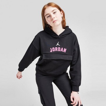 Hanorac pentru copii JORDAN BLUZĂ CU GLUGĂ (G)BK HIT HOOD BLK G