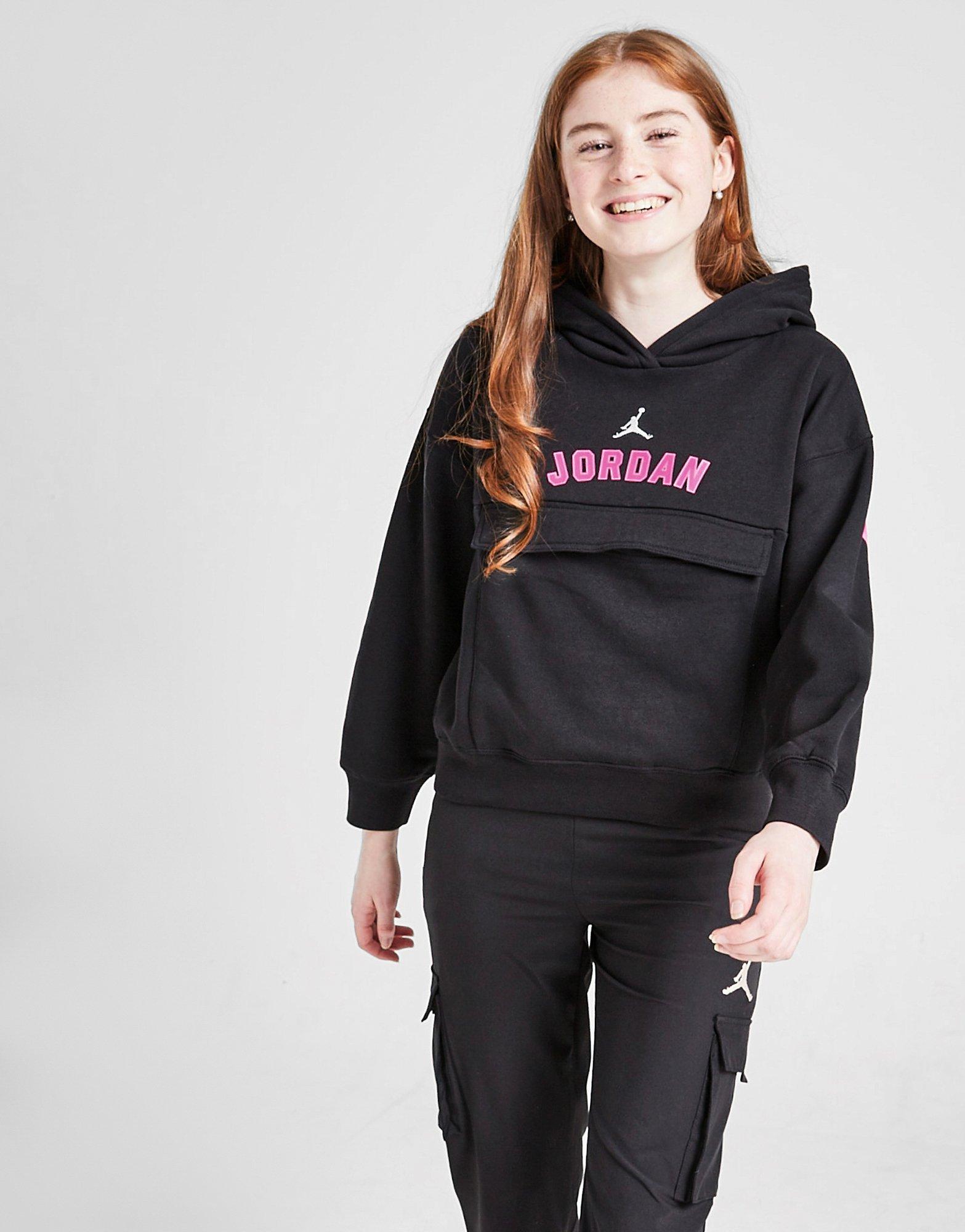 Дитячі кофти JORDAN КОФТА З КАПЮШОНОМ (G)BK HIT HOOD BLK G 45D352-023 Чорний