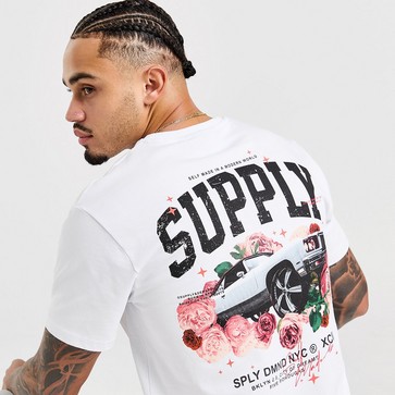 Tricou pentru bărbați SUPPLY & DEMAND TRICOU BOUNCER TEE WHT